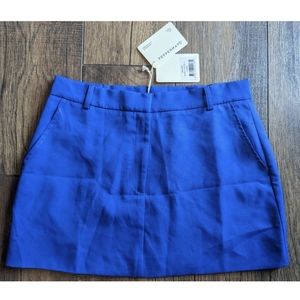 Peppermayo Mariah Mini Skirt - Cobalt Blue Size 14 NWT Polyester & Spandex Blend